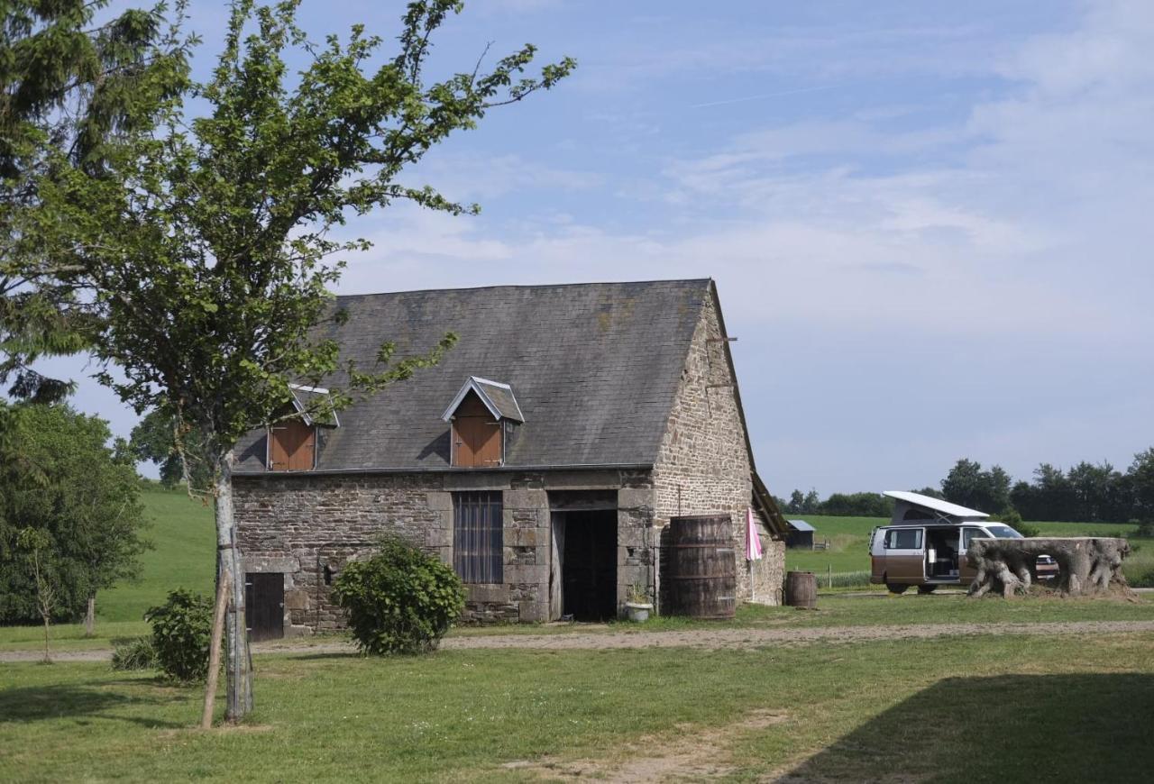 La Billardiere Camping A La Ferme Le Menil-Ciboult Esterno foto