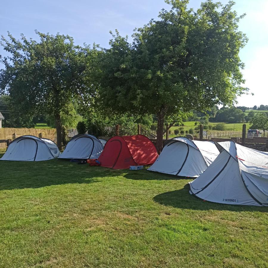 La Billardiere Camping A La Ferme Le Menil-Ciboult Esterno foto
