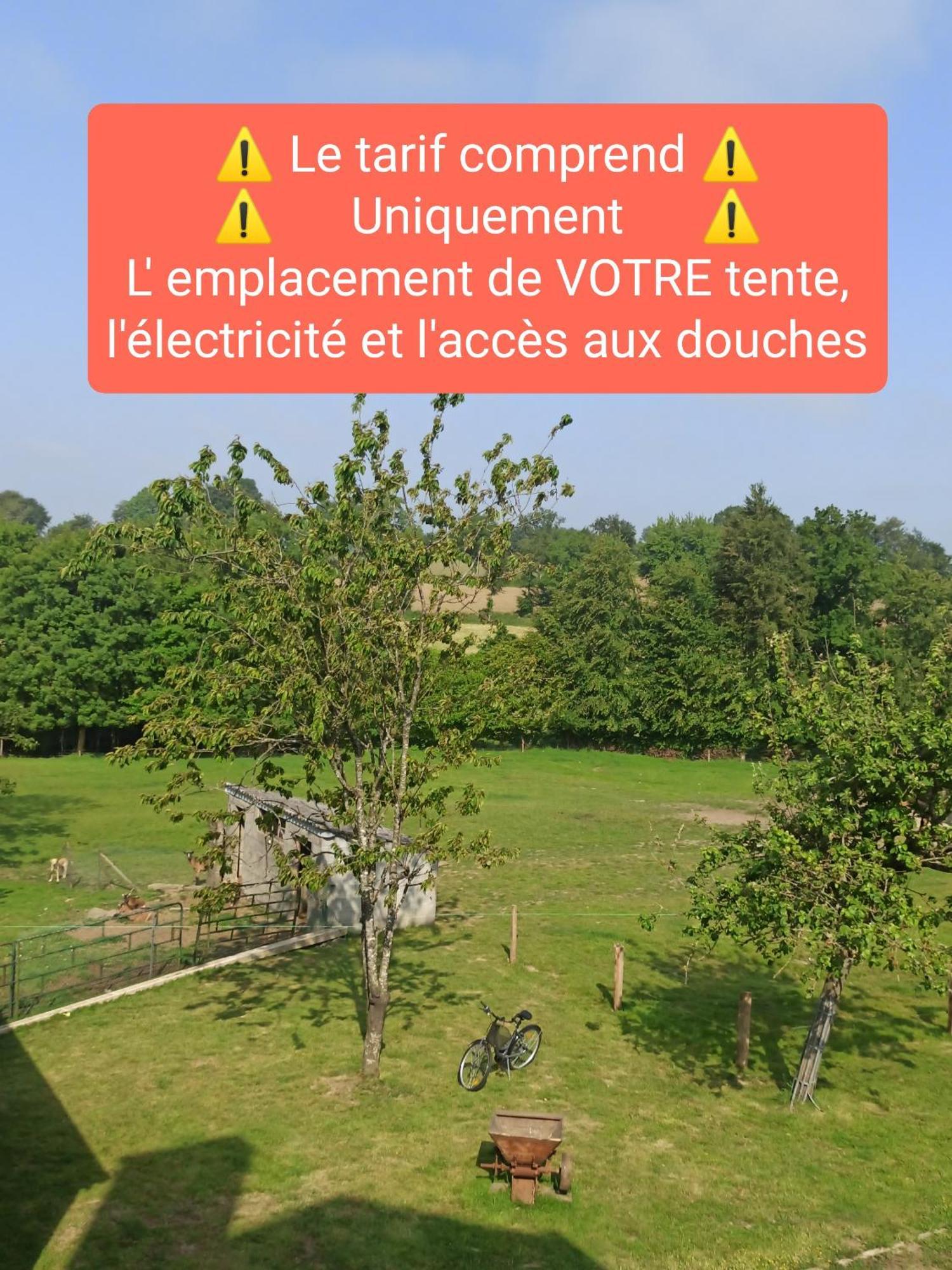 La Billardiere Camping A La Ferme Le Menil-Ciboult Esterno foto