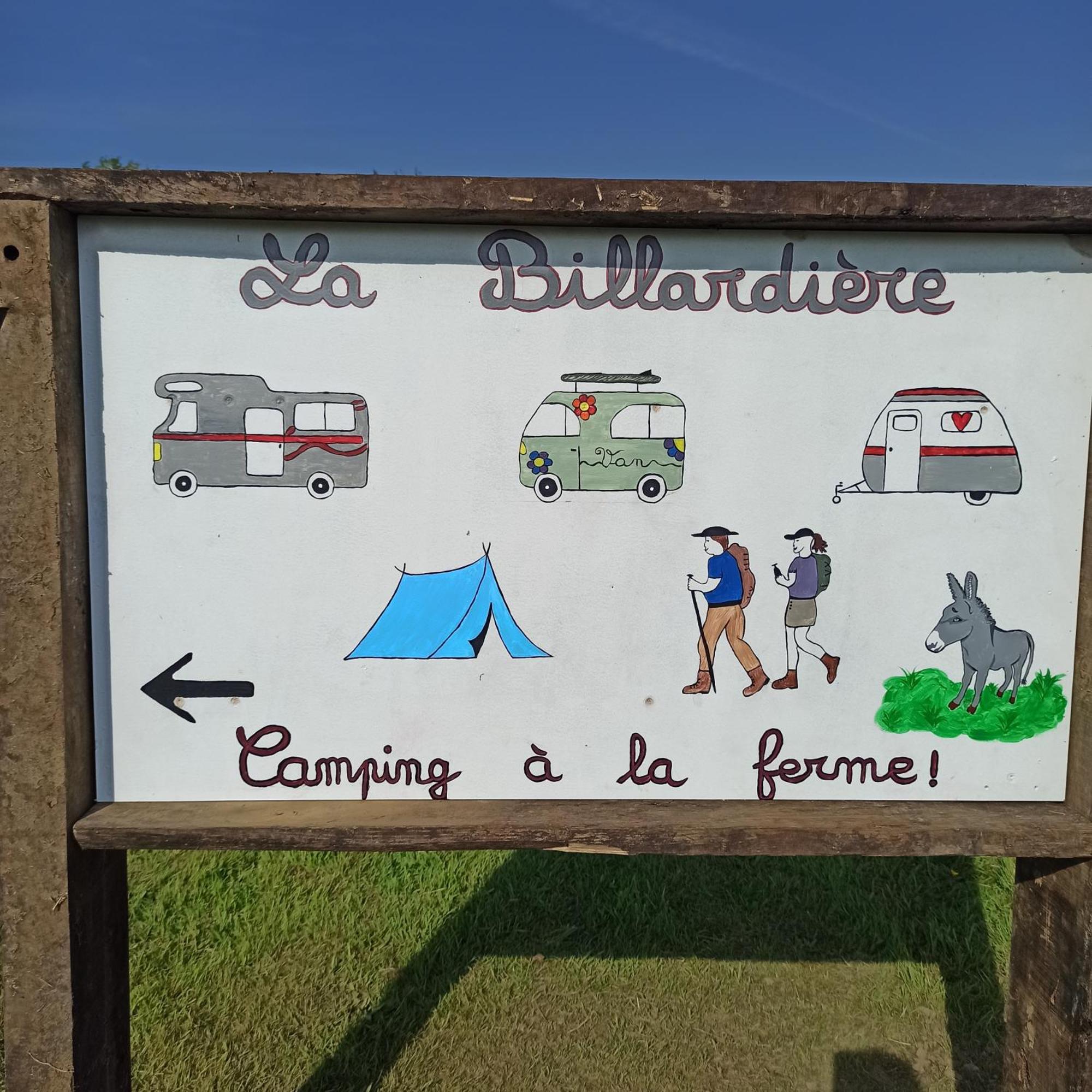 La Billardiere Camping A La Ferme Le Menil-Ciboult Esterno foto